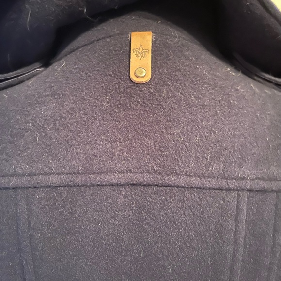 Mackage Navy Blue Wool Cashmere Blend Single Breasted Coat Size Small - Picture 5 of 16